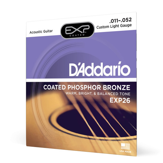 Mines de Guitare Acoustique PHOSPHOR BRONZE LIGHT 011-52