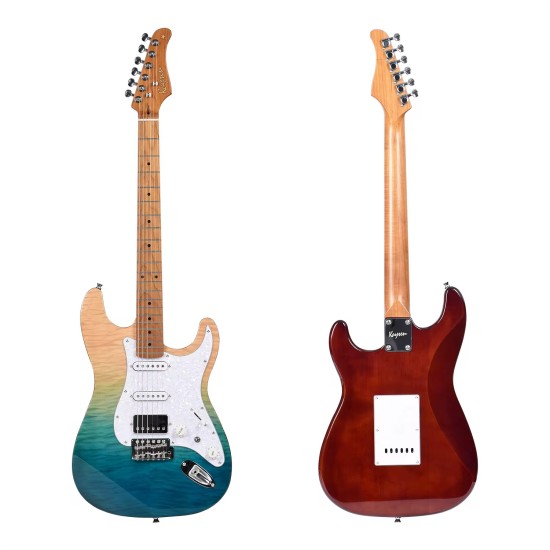 Électrique Guitare KAYSEN KST-650 bleu Ocean burst Électrique Guitare KAYSEN KST-650 bleu Ocean burst