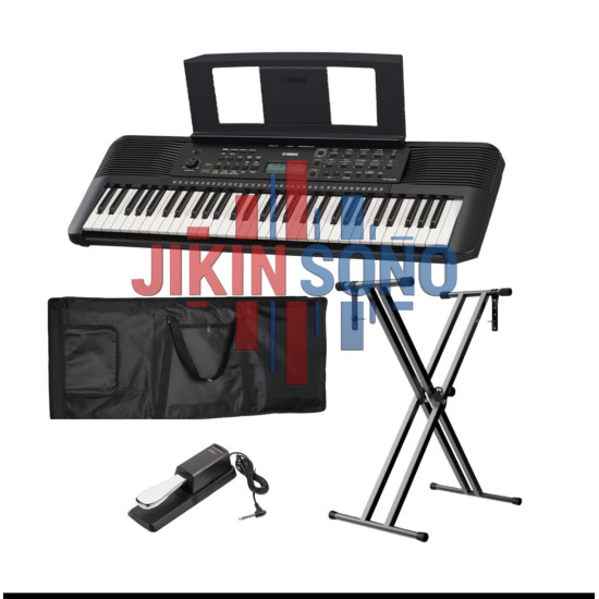 PACK PSR E283 YAMAHA, + Support + Pedal Sustain + Housse de Transport PACK PSR E283 YAMAHA, + Support + Pedal Sustain + Housse de Transport
