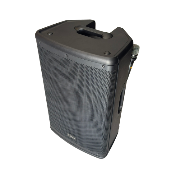 Enceinte Amplifiée XALAM EON715AUB 15" + 2 Micros Sans Fil - Sonorisation Tout-en-Un Pro